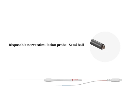 Disposable nerve stimulation probe